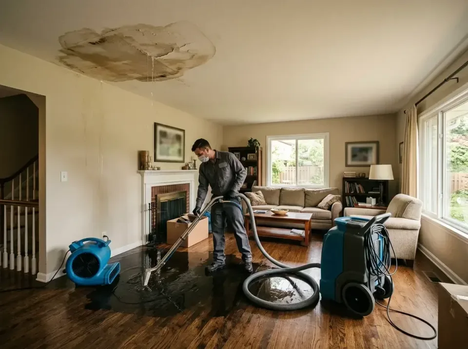 attic-pipe-burst-ceiling-drip-008 — frequently asked questions, Water Damage Restoration & Carpet Care in Smithville, TN